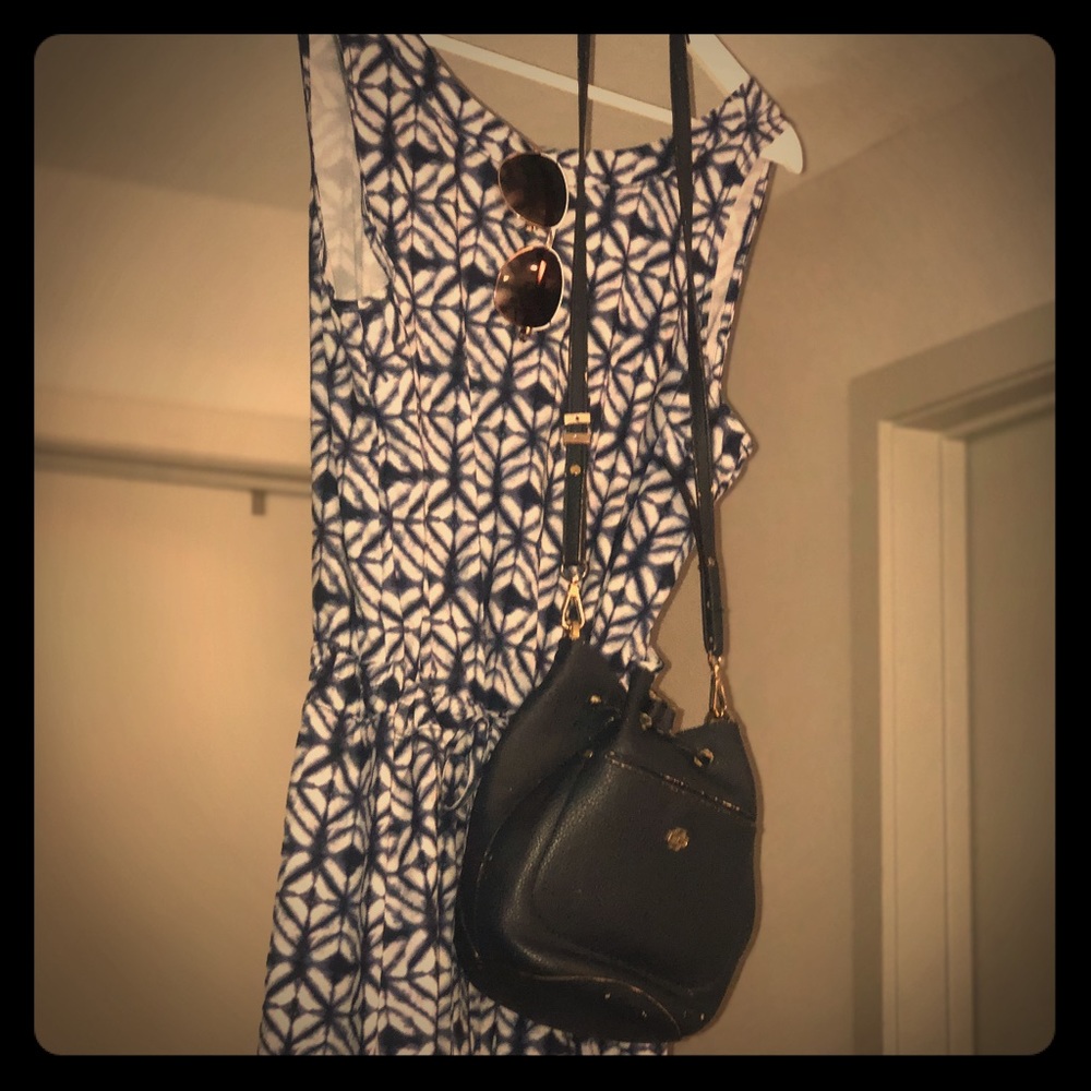 Blue & white Jumper with matching accessories